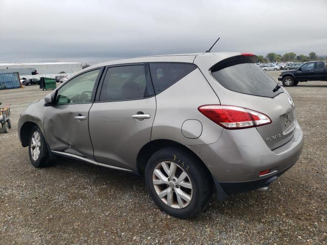 JN8AZ1MU4CW116255 - 2012 NISSAN MURANO S GRAY photo 2