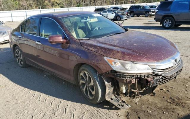 1HGCR2F7XGA243405 - 2016 HONDA ACCORD EX BURGUNDY photo 4