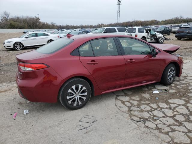 JTDEAMDE4NJ049445 - 2022 TOYOTA COROLLA LE RED photo 3