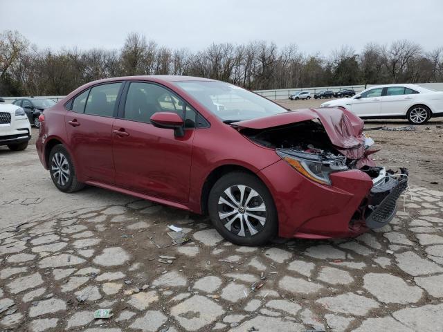 JTDEAMDE4NJ049445 - 2022 TOYOTA COROLLA LE RED photo 4