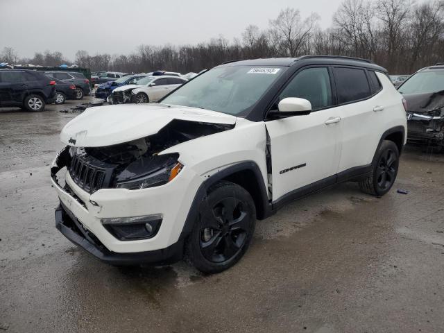 3C4NJDBB2MT522212 - 2021 JEEP COMPASS LATITUDE WHITE photo 1