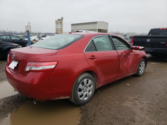 4T4BF3EK1AR029697 - 2010 TOYOTA CAMRY BASE RED photo 3