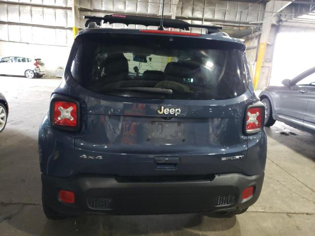 ZACNJBA1XLPL17401 - 2020 JEEP RENEGADE SPORT BLUE photo 6