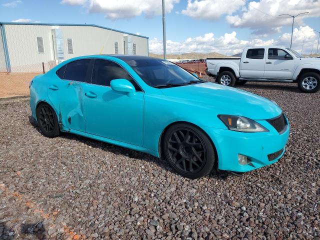 JTHBK262565021945 - 2006 LEXUS IS 250 TURQUOISE photo 4