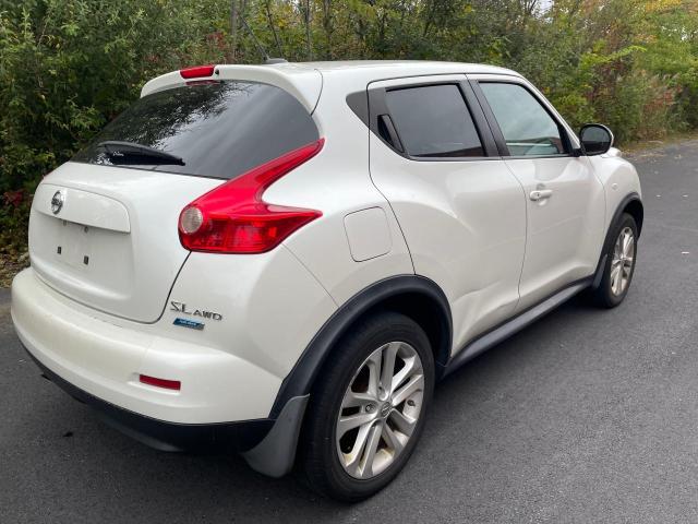 JN8AF5MVXDT208482 - 2013 NISSAN JUKE S WHITE photo 4