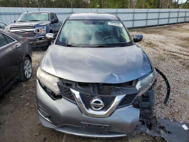 5N1AT2MK9EC799510 - 2014 NISSAN ROGUE S GRAY photo 5