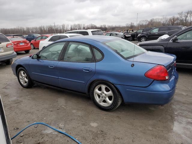 1FAFP55U02G133923 - 2002 FORD TAURUS SES BLUE photo 2