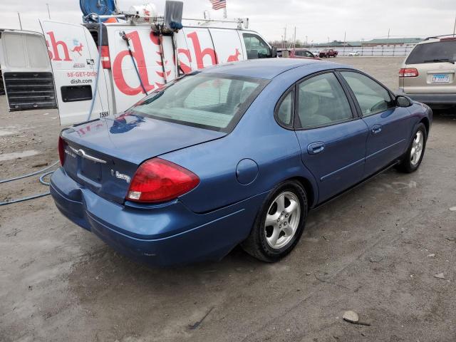 1FAFP55U02G133923 - 2002 FORD TAURUS SES BLUE photo 3