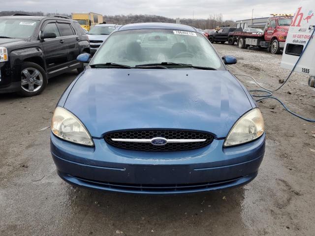 1FAFP55U02G133923 - 2002 FORD TAURUS SES BLUE photo 5