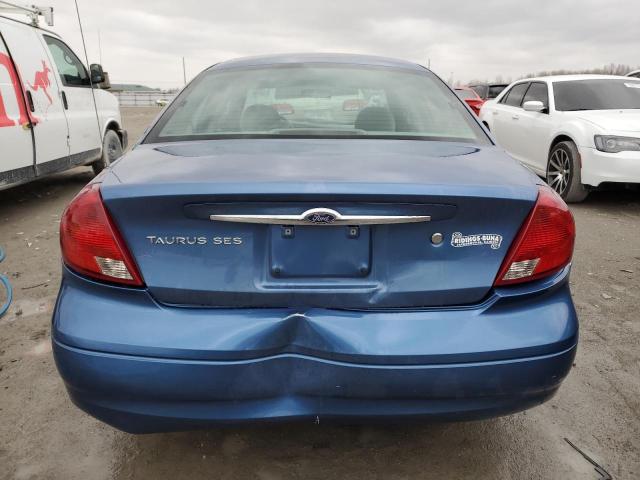 1FAFP55U02G133923 - 2002 FORD TAURUS SES BLUE photo 6