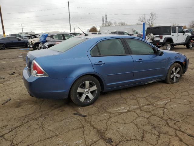 3FAHP07Z19R176979 - 2009 FORD FUSION SE BLUE photo 3