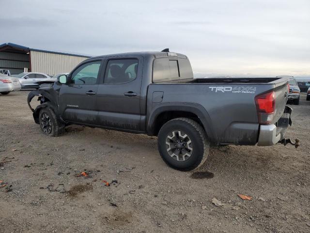 3TMCZ5AN7JM134111 - 2018 TOYOTA TACOMA DOUBLE CAB SILVER photo 2