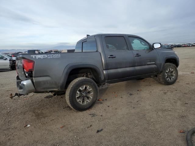 3TMCZ5AN7JM134111 - 2018 TOYOTA TACOMA DOUBLE CAB SILVER photo 3