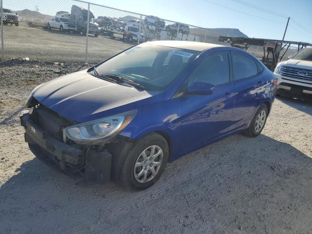 KMHCT4AE9EU710838 - 2014 HYUNDAI ACCENT GLS BLUE photo 1