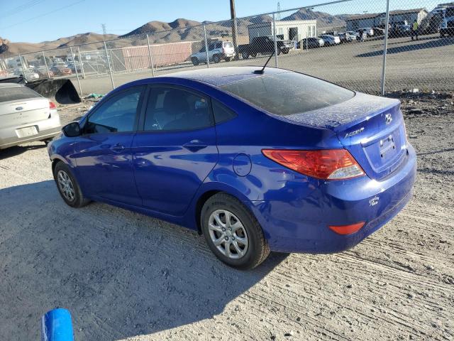 KMHCT4AE9EU710838 - 2014 HYUNDAI ACCENT GLS BLUE photo 2