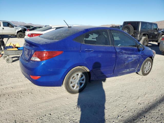 KMHCT4AE9EU710838 - 2014 HYUNDAI ACCENT GLS BLUE photo 3