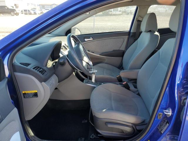 KMHCT4AE9EU710838 - 2014 HYUNDAI ACCENT GLS BLUE photo 7