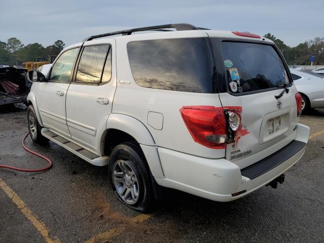 5TDZT38A07S297629 - 2007 TOYOTA SEQUOIA LIMITED WHITE photo 2