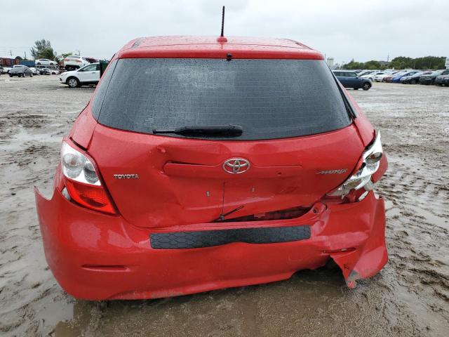 2T1KU4EE2AC321585 - 2010 TOYOTA COROLLA MA RED photo 6