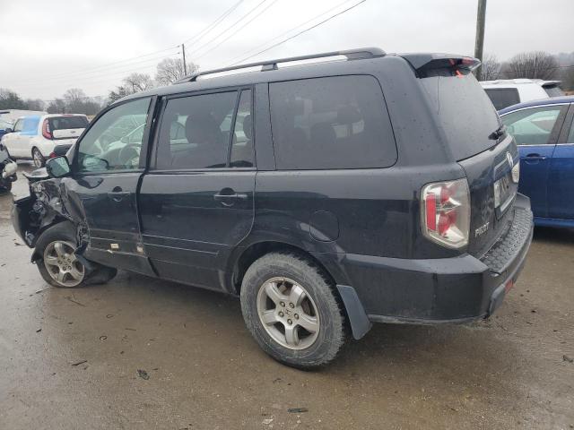 5FNYF28557B045718 - 2007 HONDA PILOT EXL BLACK photo 2