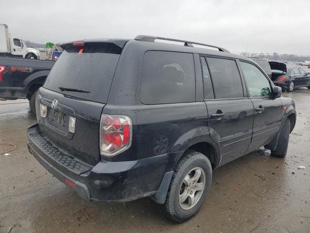 5FNYF28557B045718 - 2007 HONDA PILOT EXL BLACK photo 3