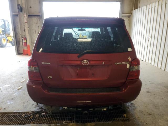 JTEDP21A270137589 - 2007 TOYOTA HIGHLANDER SPORT BURGUNDY photo 6