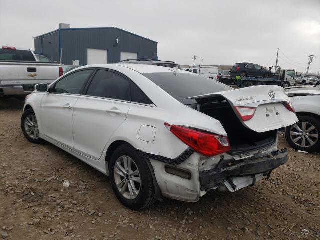 5NPEB4AC1DH800654 - 2013 HYUNDAI SONATA GLS WHITE photo 2