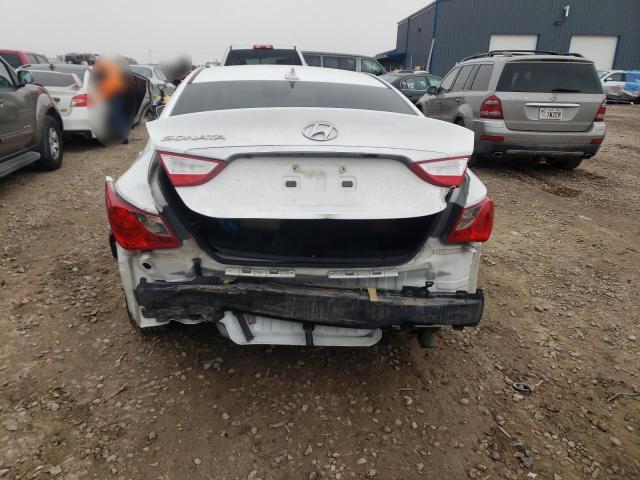 5NPEB4AC1DH800654 - 2013 HYUNDAI SONATA GLS WHITE photo 6