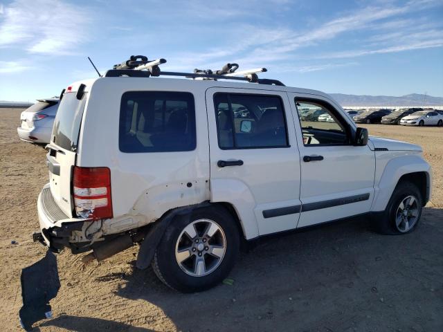 1J8GP28K58W212597 - 2008 JEEP LIBERTY SPORT WHITE photo 3