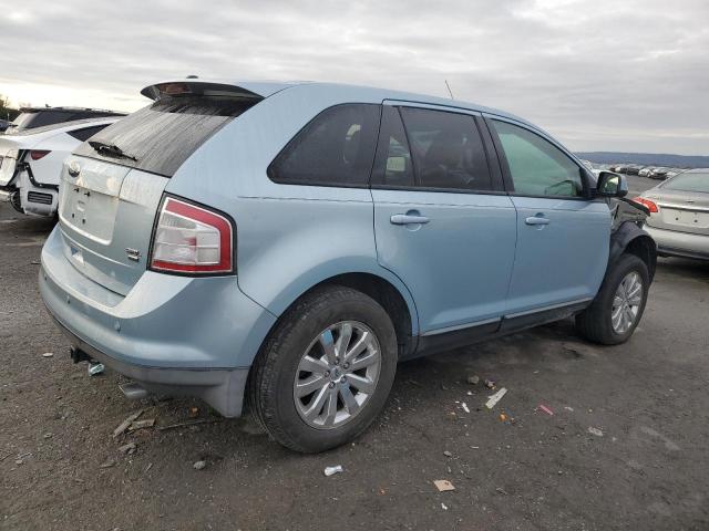 2FMDK48CX8BA10283 - 2008 FORD EDGE SEL BLUE photo 3