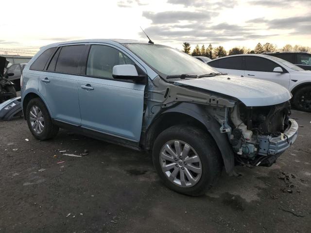 2FMDK48CX8BA10283 - 2008 FORD EDGE SEL BLUE photo 4