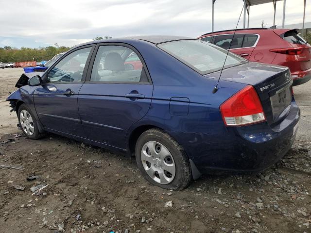 KNAFE221395637524 - 2009 KIA SPECTRA EX BLUE photo 2