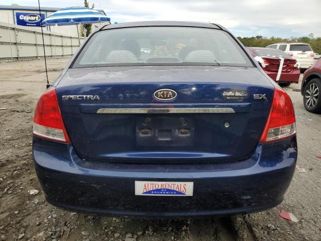 KNAFE221395637524 - 2009 KIA SPECTRA EX BLUE photo 6