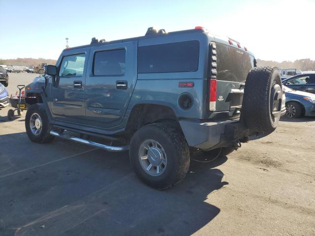 5GRGN23U35H109330 - 2005 HUMMER H2 BLUE photo 2