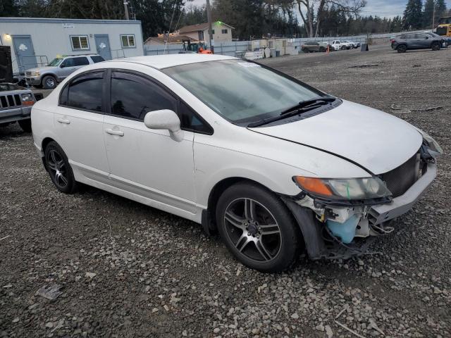 1HGFA16508L018459 - 2008 HONDA CIVIC LX WHITE photo 4