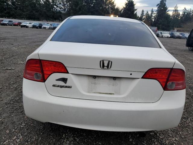 1HGFA16508L018459 - 2008 HONDA CIVIC LX WHITE photo 6