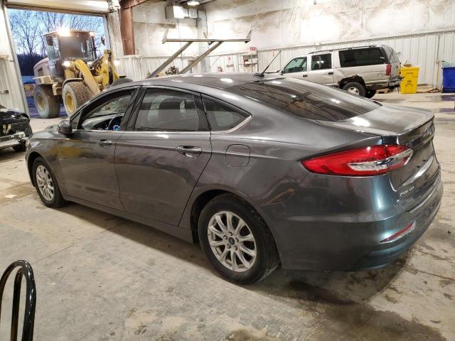 3FA6P0G7XKR281676 - 2019 FORD FUSION S CHARCOAL photo 2