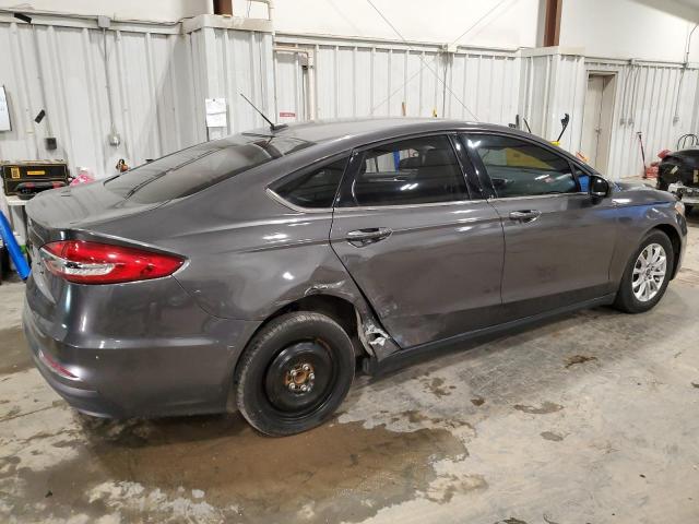 3FA6P0G7XKR281676 - 2019 FORD FUSION S CHARCOAL photo 3