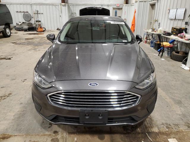 3FA6P0G7XKR281676 - 2019 FORD FUSION S CHARCOAL photo 5