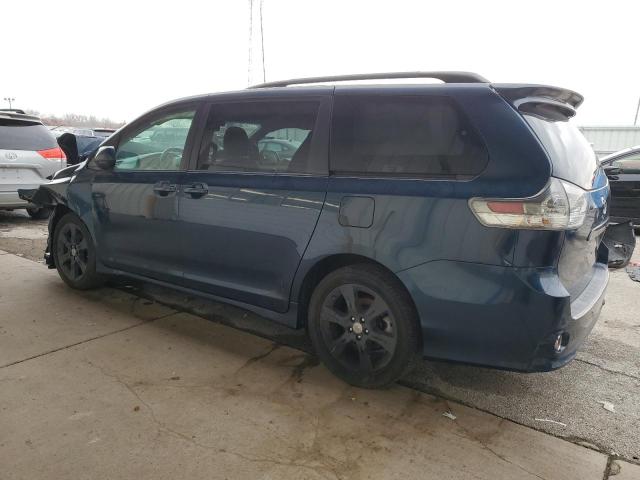 5TDXK3DC6BS078233 - 2011 TOYOTA SIENNA SPORT BLUE photo 2