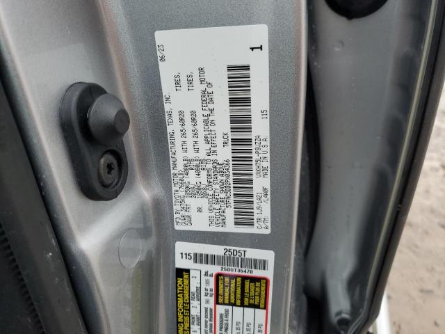 5TFNC5DB2PX034366 - 2023 TOYOTA TUNDRA CREWMAX PLATINUM Gümüş foto 12