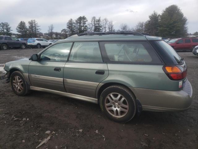 4S3BH675747644825 - 2004 SUBARU OUTBACK OUTBACK AWP TEAL photo 2