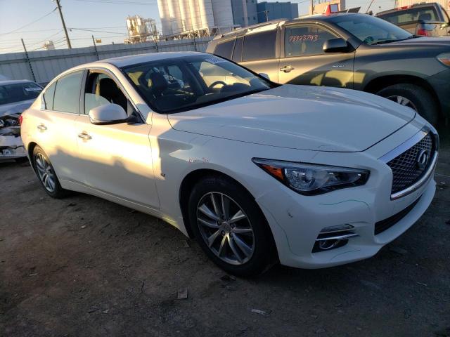 JN1BV7AR3FM412840 - 2015 INFINITI Q50 BASE WHITE photo 4