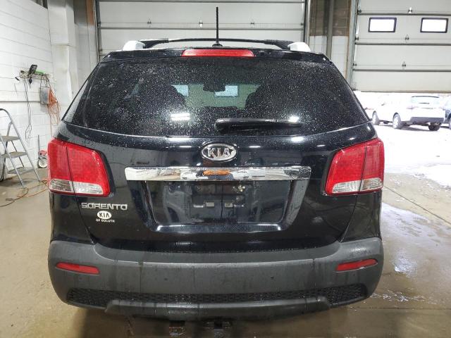 5XYKTDA11BG186692 - 2011 KIA SORENTO BASE BLACK photo 6