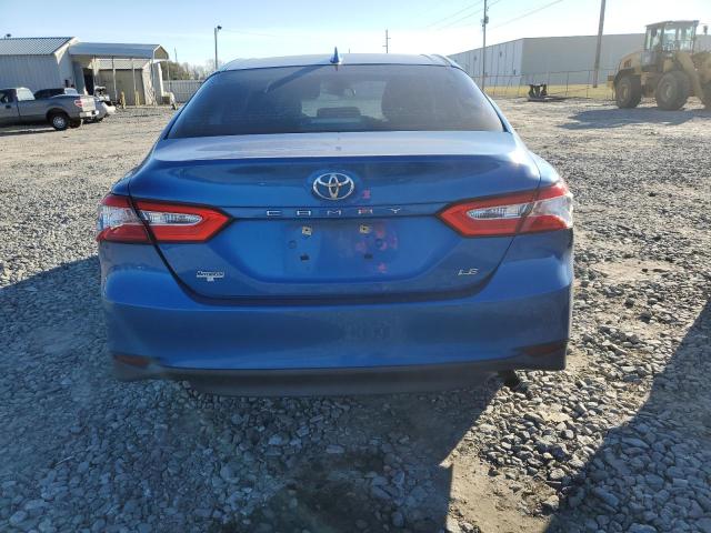 4T1C11AK4LU319538 - 2020 TOYOTA CAMRY LE BLUE photo 6