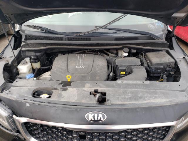 KNDMB5C14H6220974 - 2017 KIA SEDONA LX BLACK photo 12