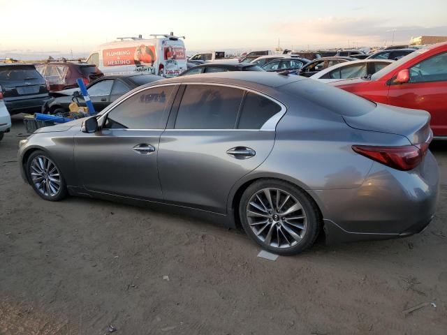 JN1EV7AP2JM350626 - 2018 INFINITI Q50 LUXE SILVER photo 2