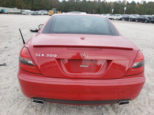 WDBWK54F79F214878 - 2009 MERCEDES-BENZ SLK 300 RED photo 6