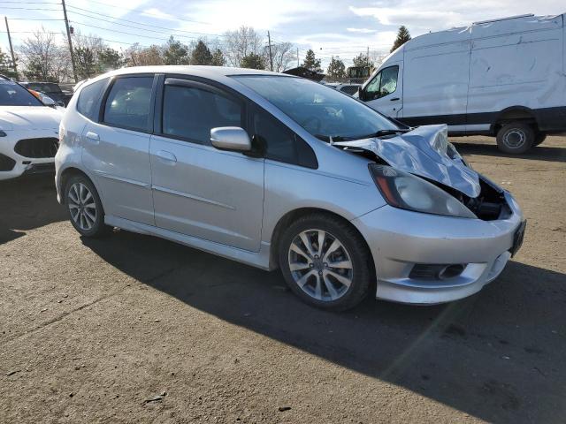 JHMGE8H52CC006947 - 2012 HONDA FIT SPORT SILVER photo 4