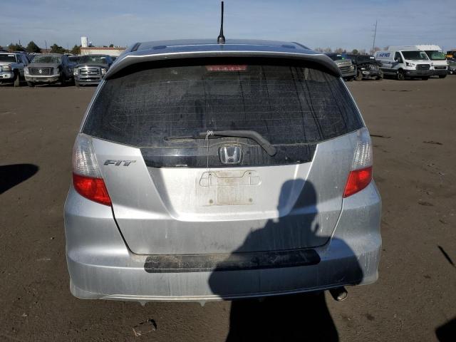 JHMGE8H52CC006947 - 2012 HONDA FIT SPORT SILVER photo 6